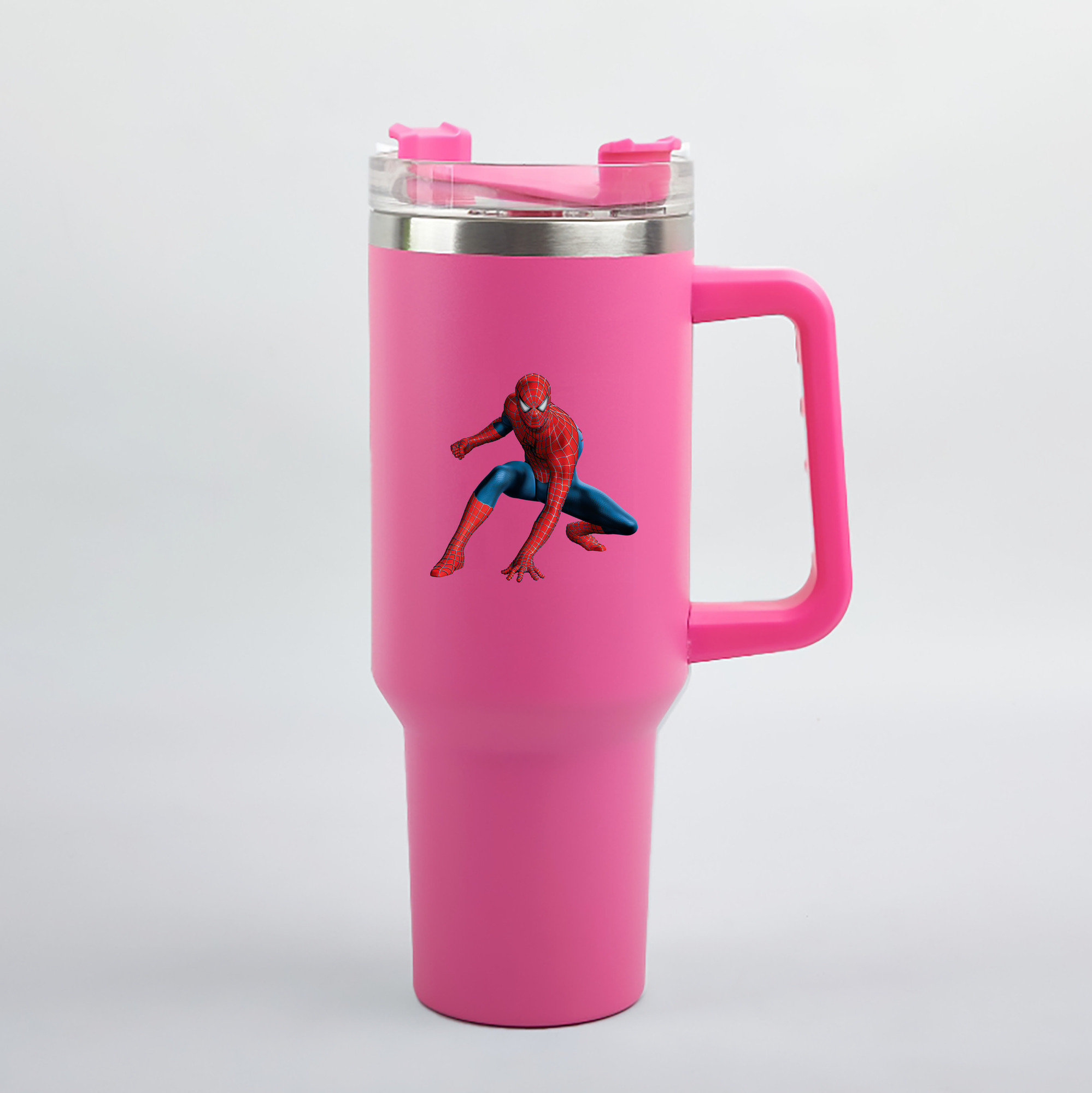 （画像用） Spider Man スパイダーマン 1200mL車用タンブラー（カラープリント）